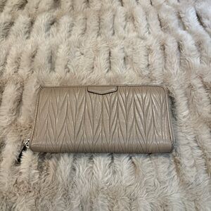 Coach Taupe Quilted Women's Wallet